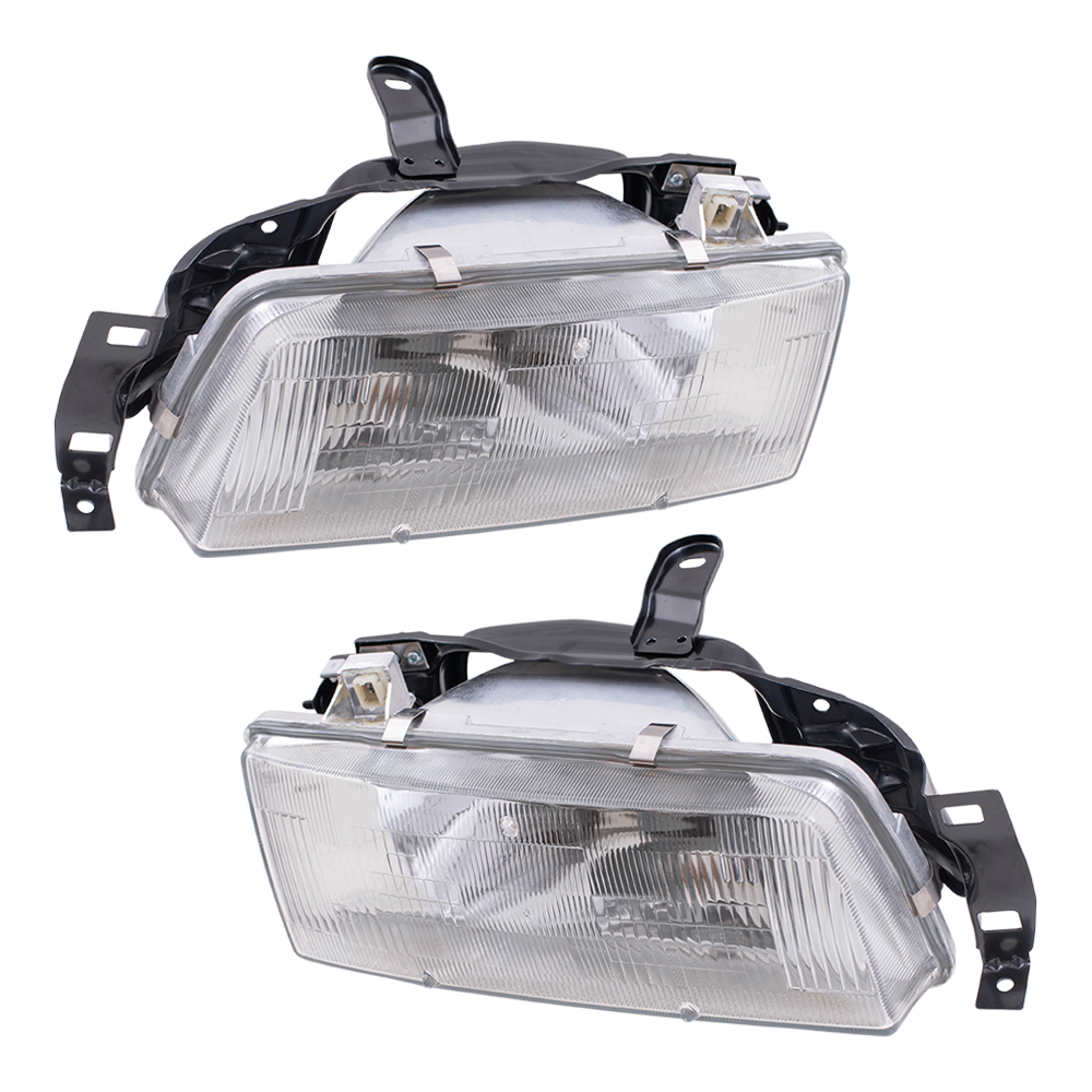88-92 Toyota Corolla Set of Headlights - EverydayAutoParts.com