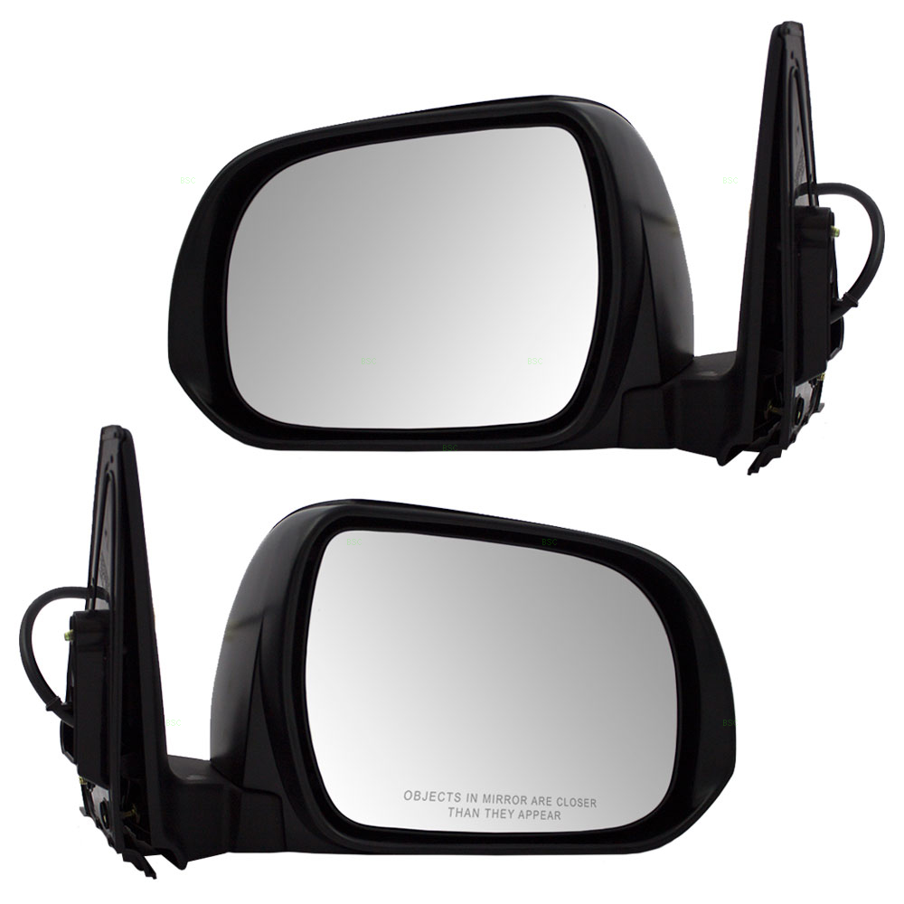 1013 Toyota 4Runner Set of Side View Power Mirrors Heated