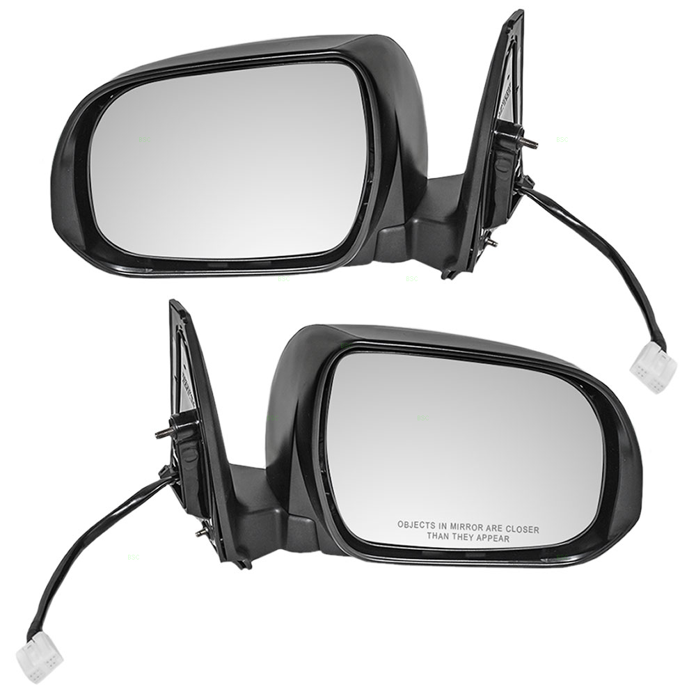 1013 Toyota 4Runner Set of Side View Power Mirrors Heated Signal
