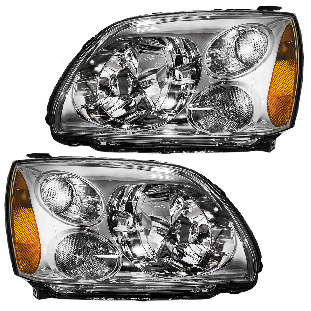 0409 Mitsubishi Galant New Pair Set Halogen Headlight