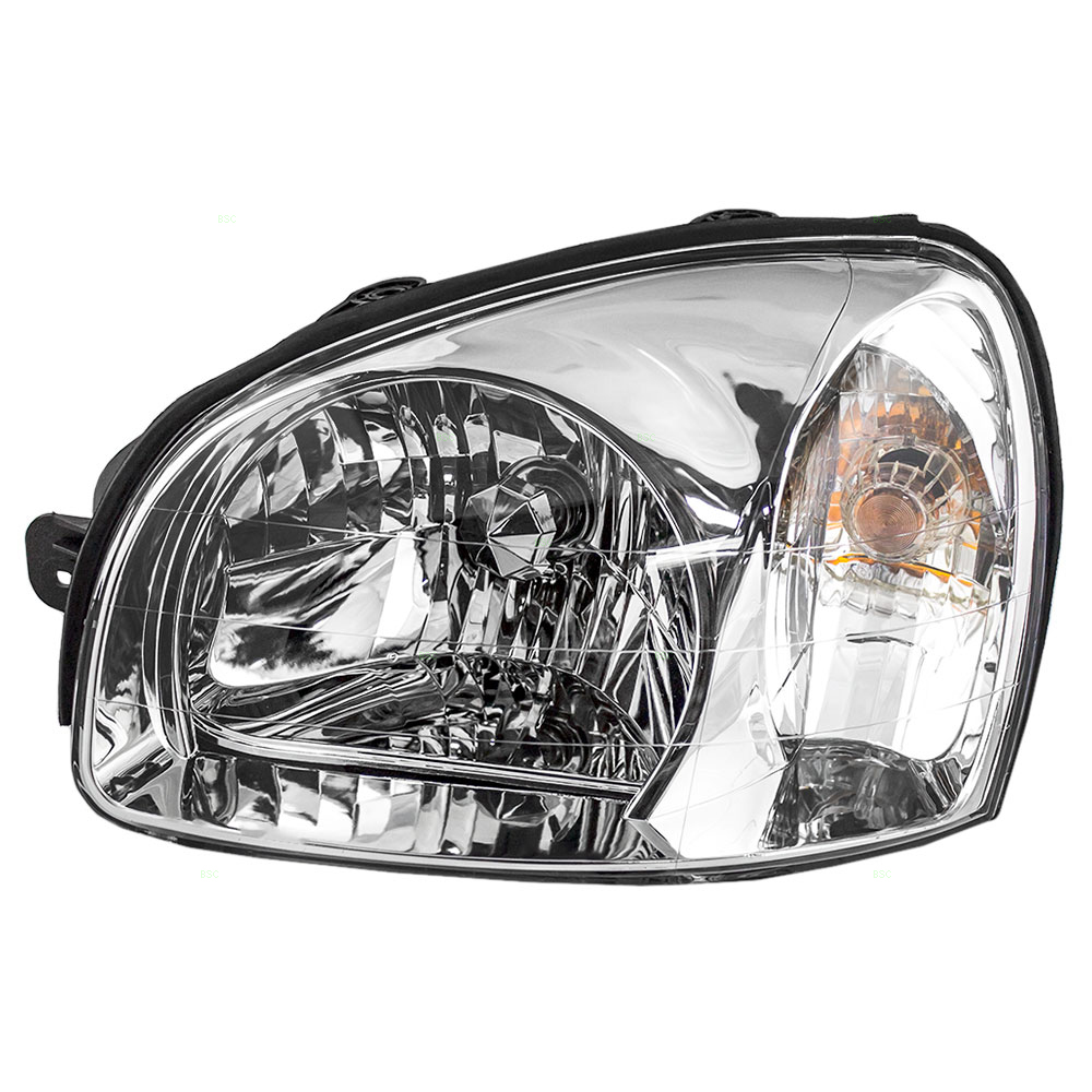 2003 Hyundai Santa Fe Drivers Headlight Assembly
