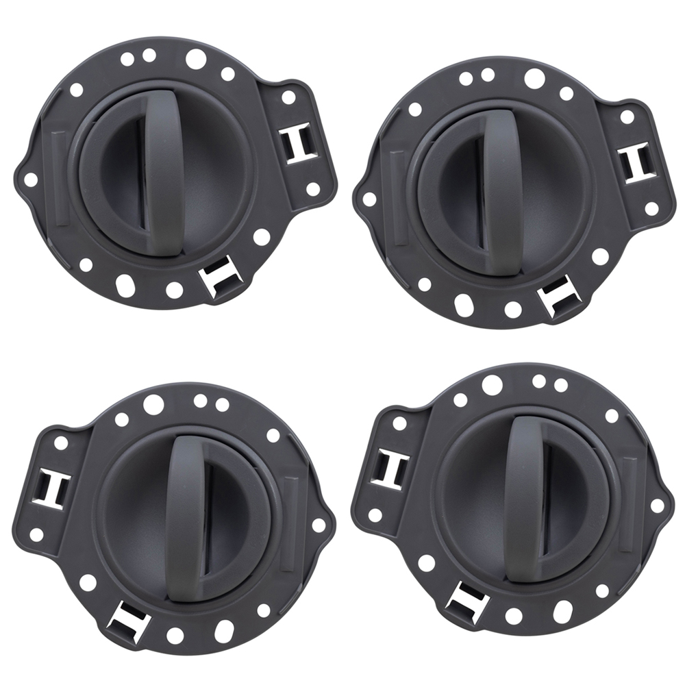 06-10 Jeep Commander 4 Piece Set of Inside Gray Door Handles with
