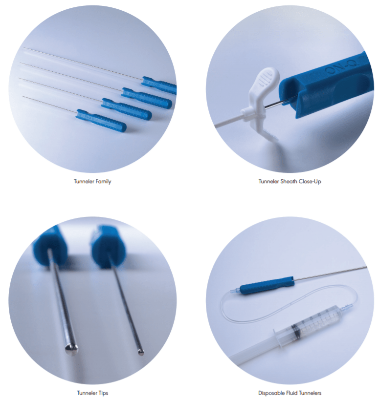 Avanos Medical ACC09S ONQ Tunneler Introducer Sheaths, Ethylene