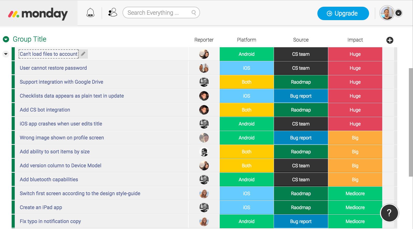 Agile project management software