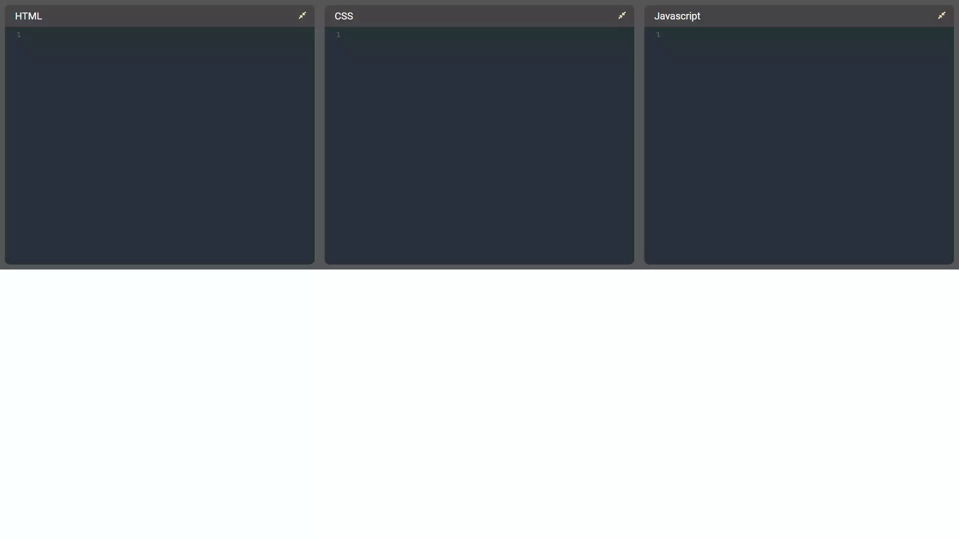 Codepen Clone with React JS Build Online Code Editor