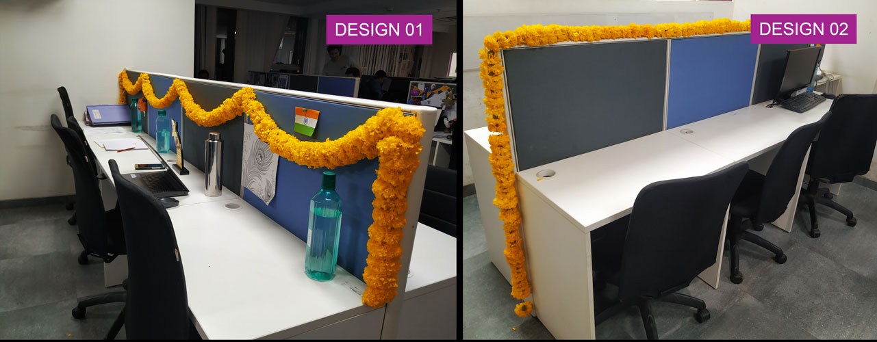Diwali Theme Ideas For Decorating Office Cubicle Shelly Lighting