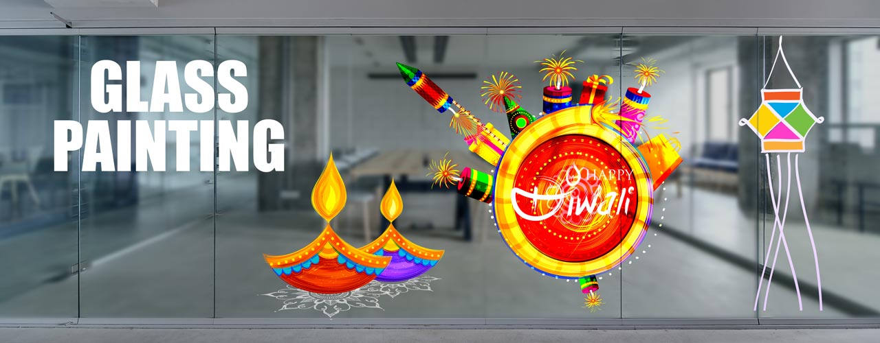 GlassPanting Diwali Decor By engage4more