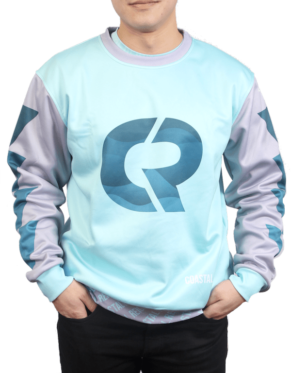 Custom Sublimated Crewneck Sweatshirt Coastal Reign