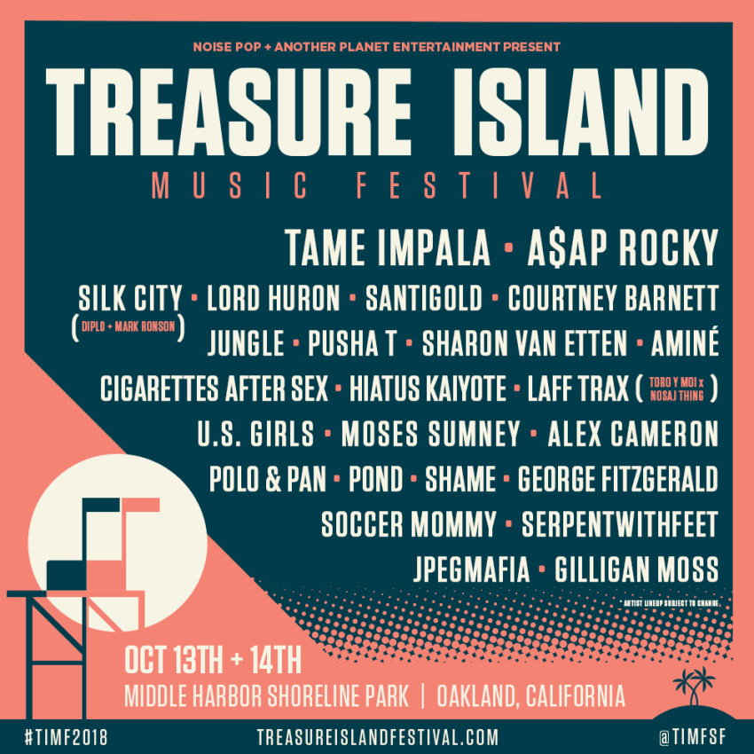 Treasure Island Music Festival Details 2018 Lineup