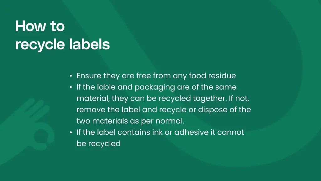 Do labels Need To Be Removed for Recycling? Ridly