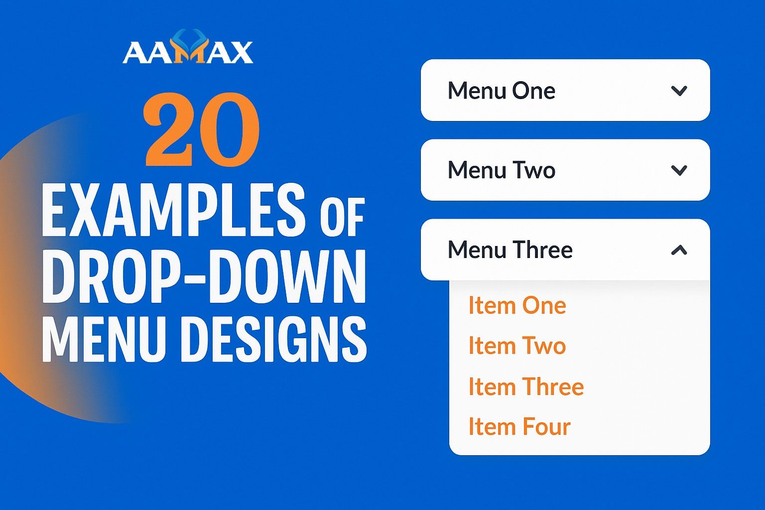20 Examples Of Dropdown Menu Designs Aamax