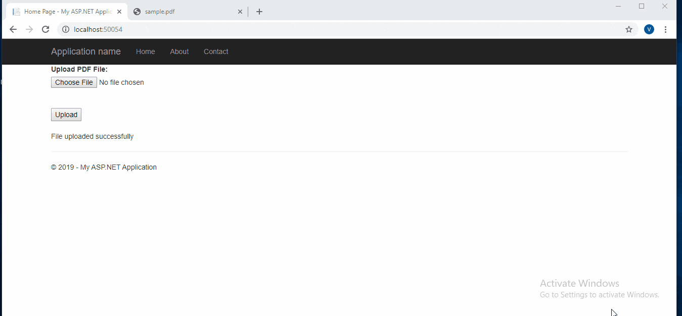 C Convert PDF to HTML using C in MVC QA With