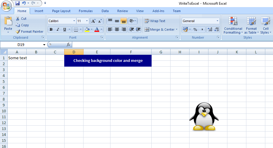 C How to write to excel in C? ( Text, adding images