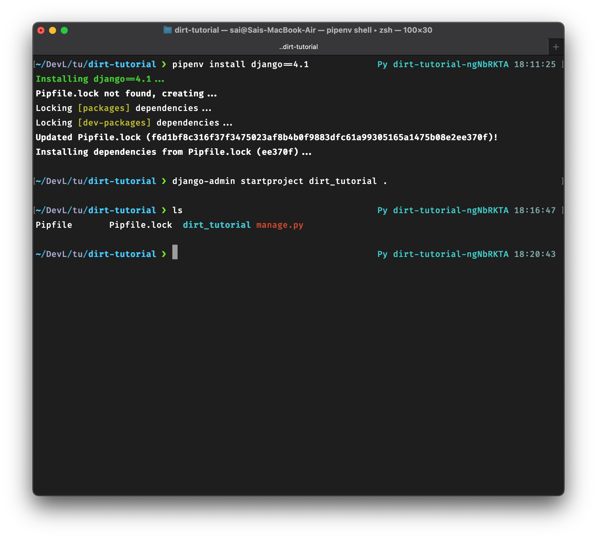使用DIRTDjango、Inertia、React和Tailwind CSS（又称D.I.R.T Stack）构建全栈应用程序