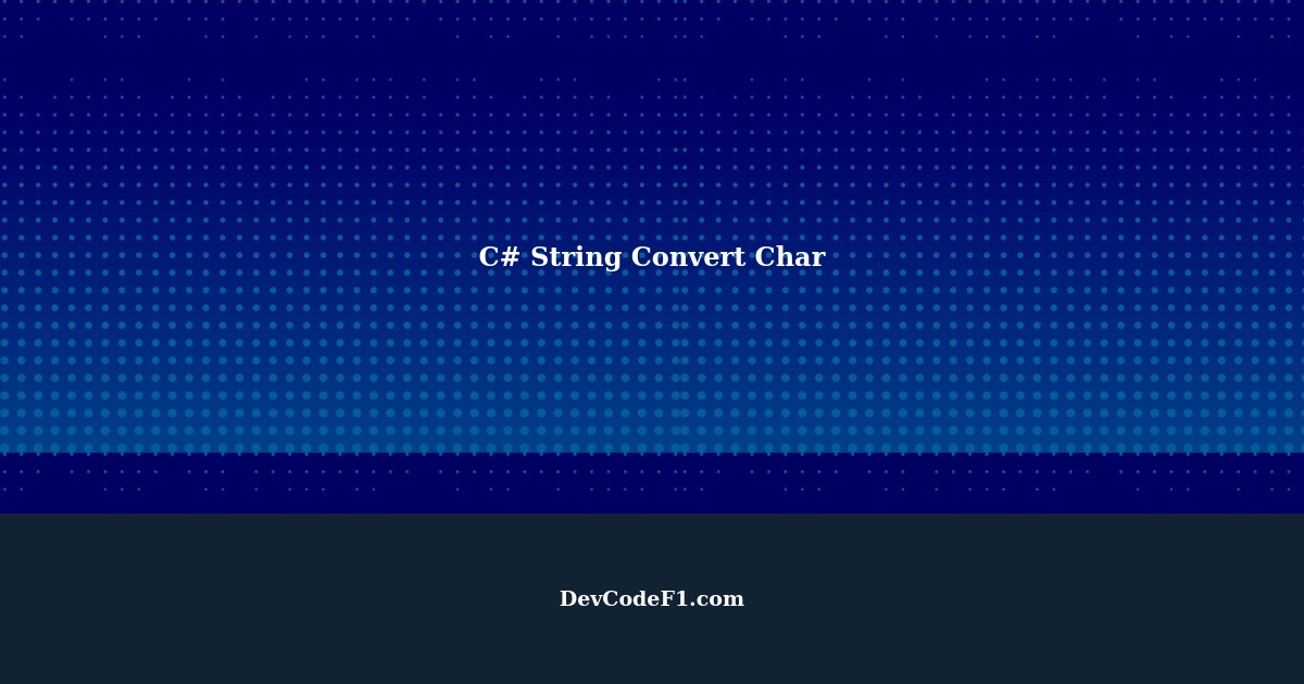 C String Convert Char How to Convert Characters to Strings in C