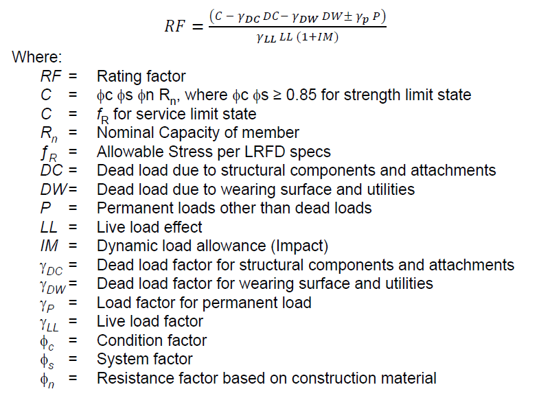 Strength Capacity of Existing Bridge Bridge engineering EngTips