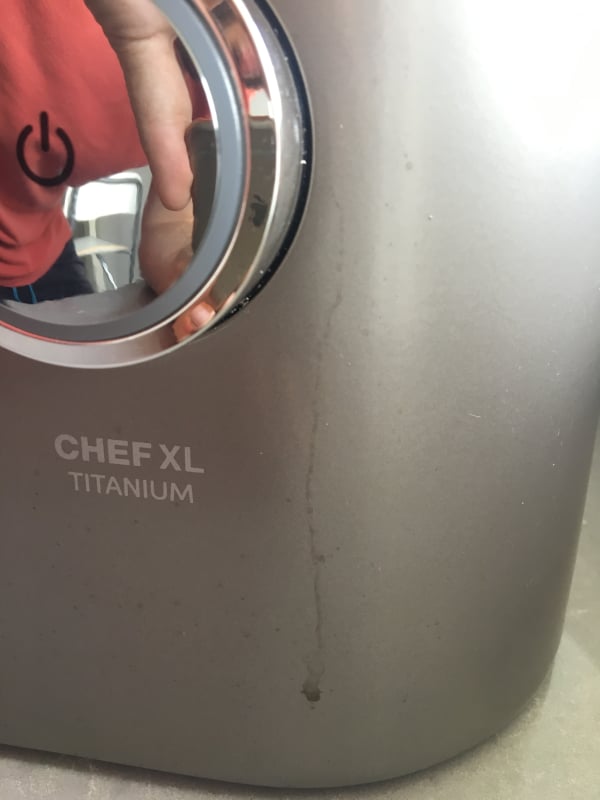 Possible pitting corrosion on a kitchen applience made of die cast