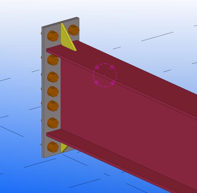 End plate moment connectioncolumn to beam connection Structural