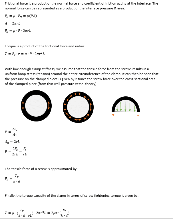 Shaft Clamp Torque Capacity Mechanical engineering general discussion