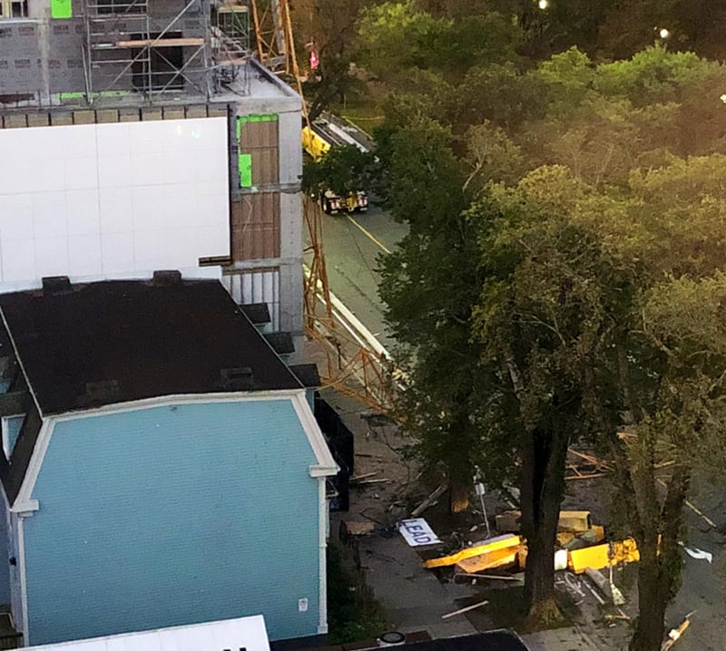 Halifax Crane Collapse Hurr. Dorian Engineering Failures