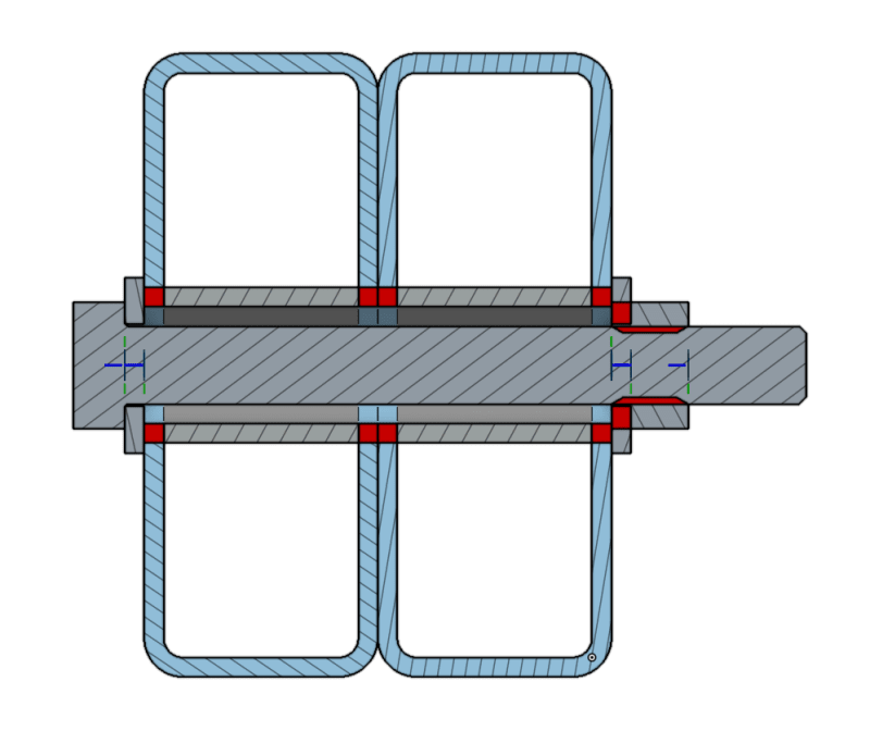 Bolting of the follow sections Welding, Bonding & Fastener