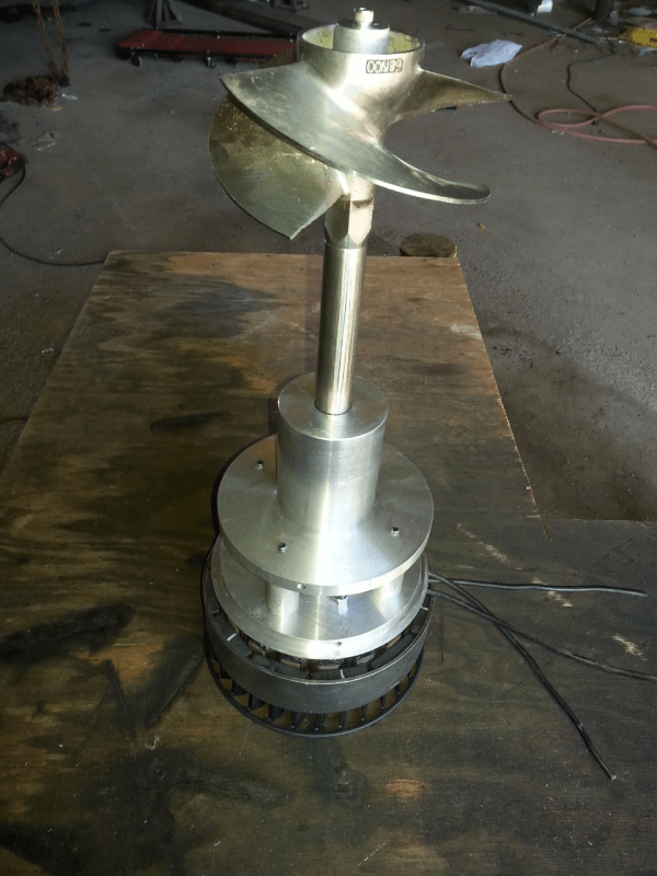 Small scale water turbine generator Electric motors & generators