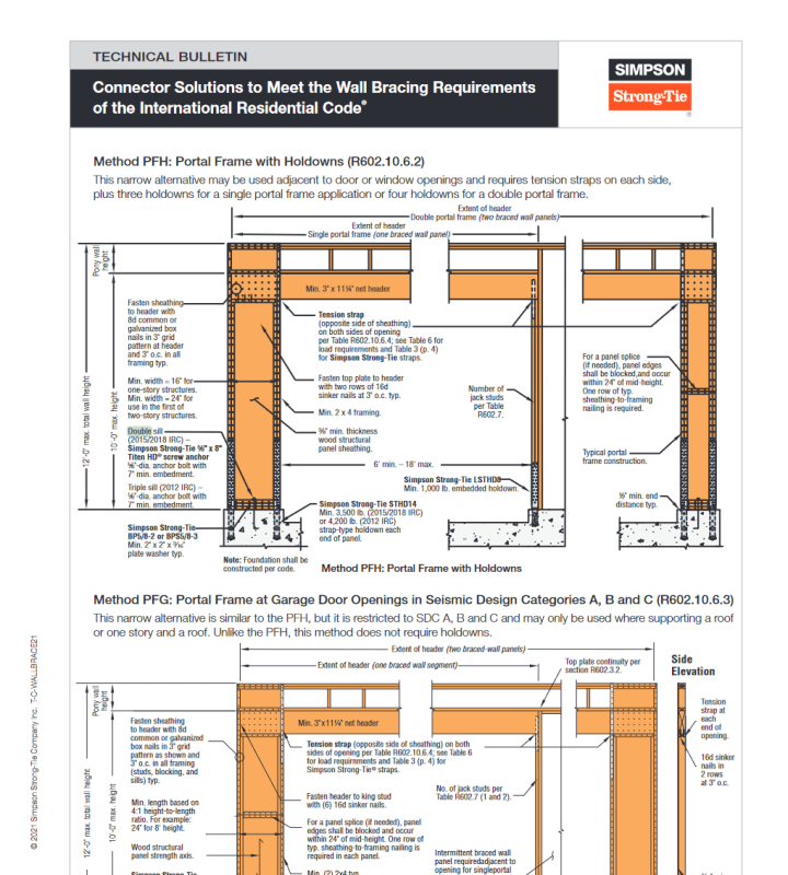 Portal Frame (PFH) Double/Triple Sill Plate? Structural engineering