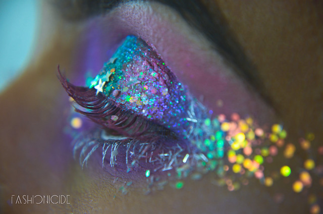 MAKEUP // Intergalactic Glitter Explosion