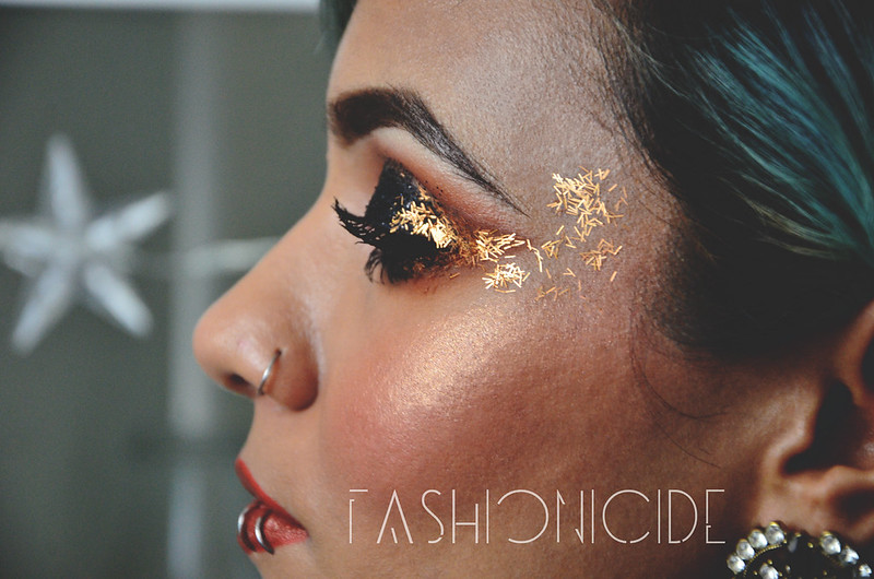 EYE MAKEUP // Copper Glitter Naked Flame Look
