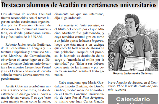 Certámenes Universitarios Certámenes Universitarios