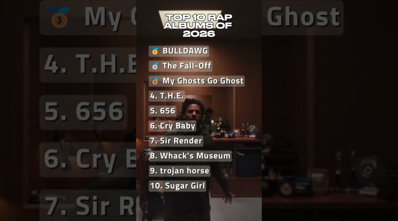 Top 10 RAP albums of 2026
