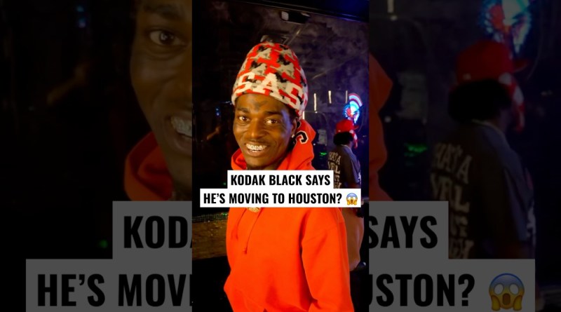 Should Kodak move to Houston? 🤔 #hiphopmusic #kodakblack #glorilla #shorts