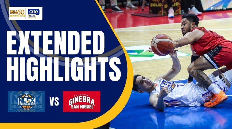 BRGY. GINEBRA vs NLEX | EXTENDED HIGHLIGHTS | PBA SEASON 50 COMMISSIONER’S CUP