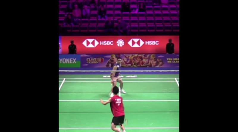Excellent Set Up Kunlavut Vitidsarn vs Yushi Tanaka #badminton#sports #shorts #badmintontournament
