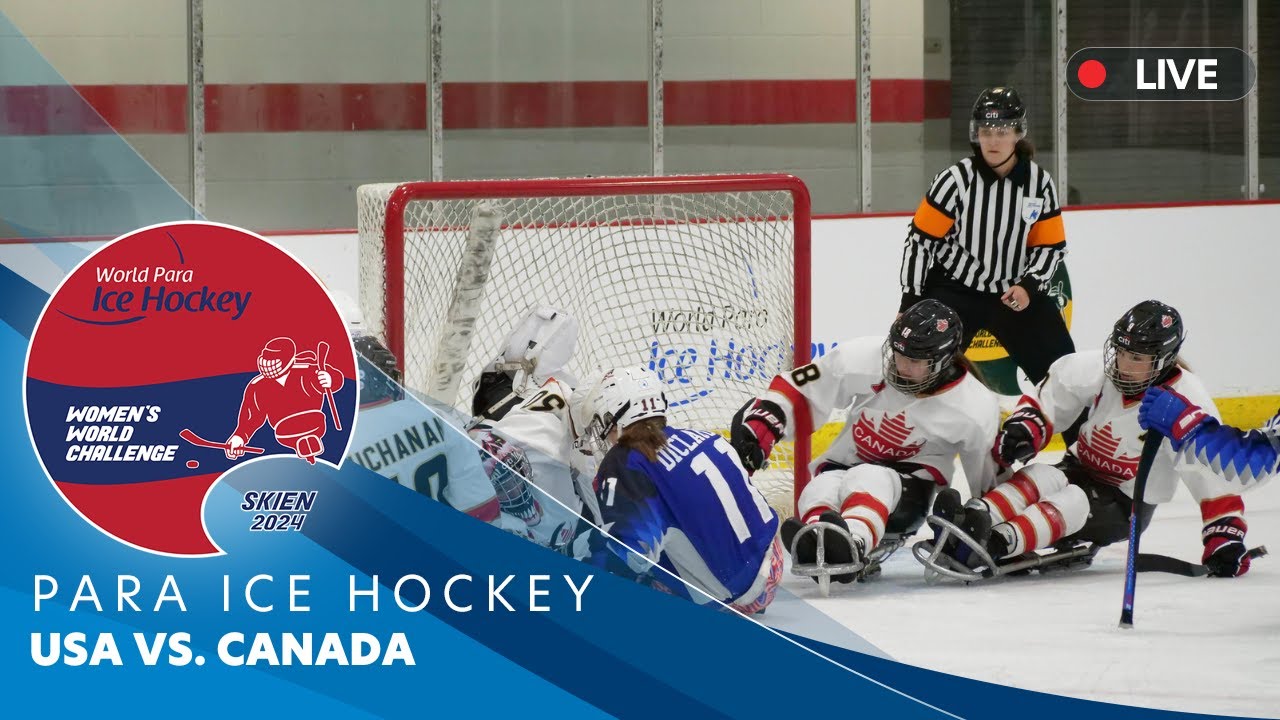 Para Ice Hockey – USA vs CANADA – Day 4 | Women’s World Challenge – Skien 2024