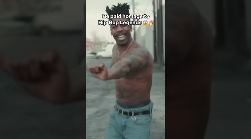 He paid homage to Hip-Hop Legends 😱🔥 #rap #hiphop #reels