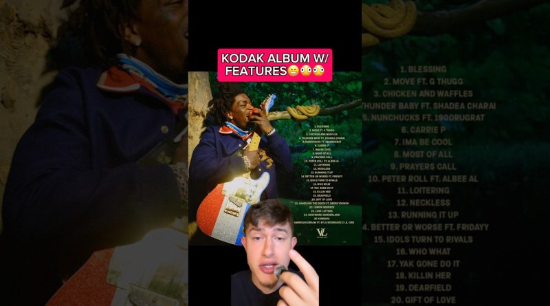 Kodak album w/ features😁🫪🫪 #kodakblack #rapnews #hiphopnews #rap #1900rugrat