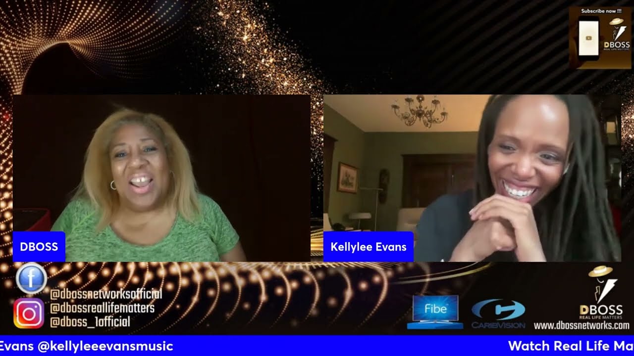 Real Life Matters DBoss with KellyLee Evans Juno Award-winning singer/songwriter MotivationalSpeaker