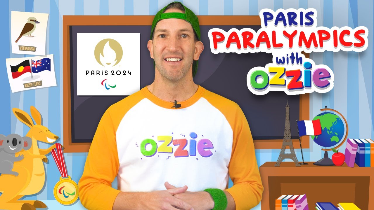 Paris 2024 Paralympics For Kids | Learn About the Paralympics with Ozzie | Educational Kids Video