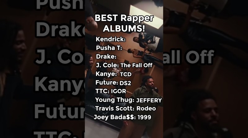BEST Rapper Albums! #rap #hiphop