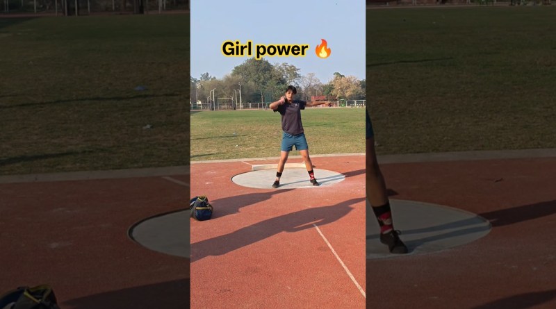 लड़की की थ्रो देखो #shotput #girlpower #athletics #usa #canada #cricketlover #viralvideo #sports
