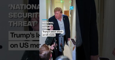 ‘National security threat’: Trump’s latest attack on US media • FRANCE 24 English