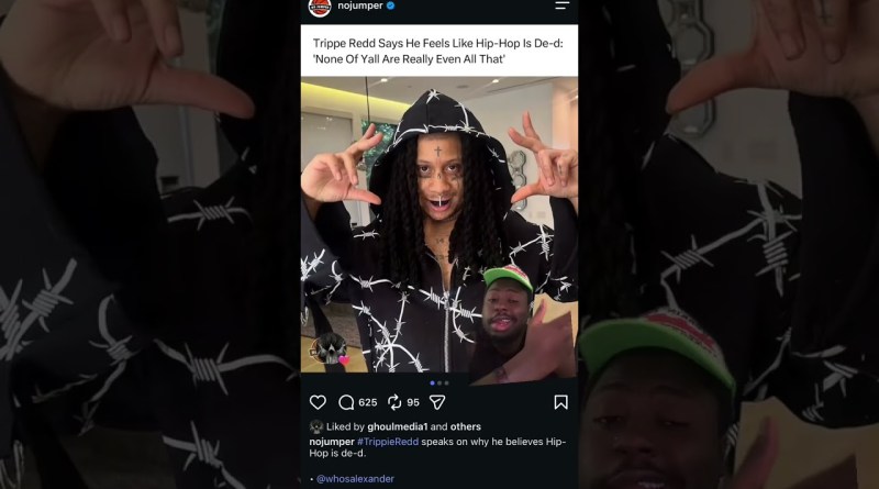 Trippie Redd talks about the state of hip hop #trippieredd #n3on #hiphopmusic