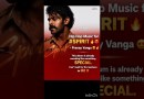 Hip Hop Music Album Is Ready For Spirit #spirit #prabhas #update