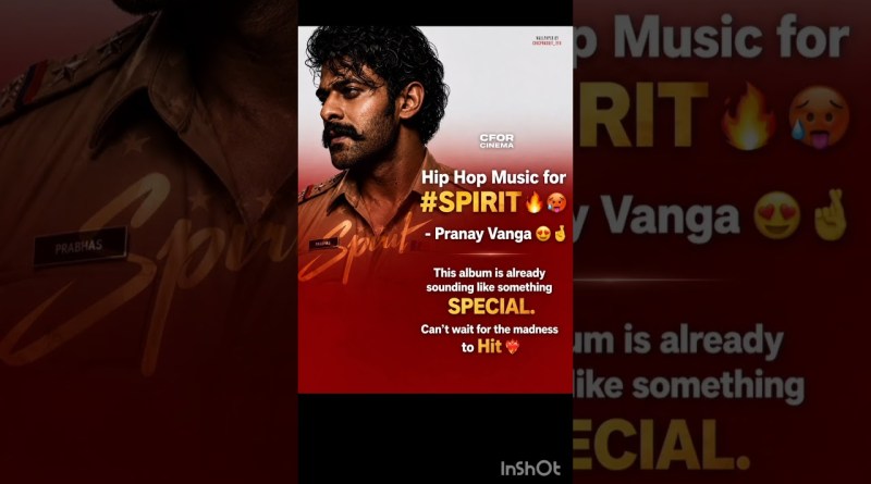 Hip Hop Music Album Is Ready For Spirit #spirit #prabhas #update