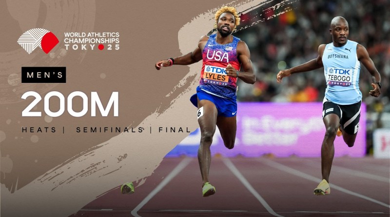 Full Men's 200m Heats, Semi-finals & Final | World Athletics Championships Tokyo 25