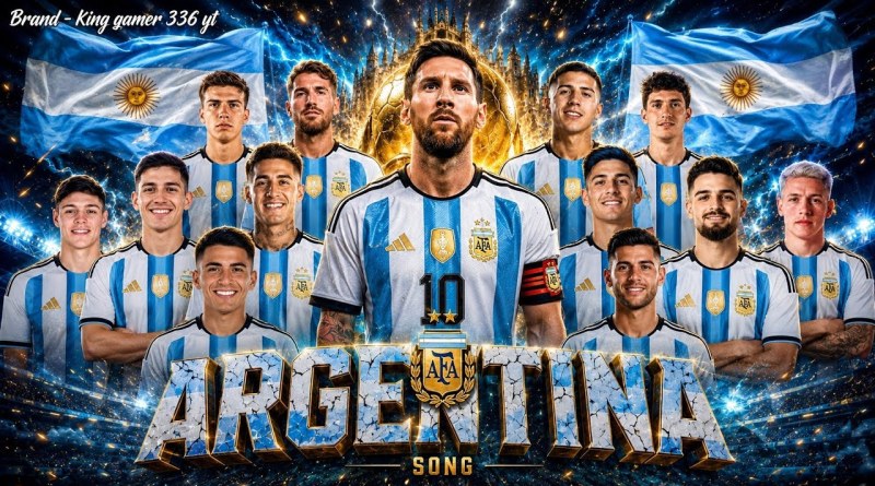Argentina power song | Messi Hip hop song | 2026 latest song 🇦🇷 | King gamer 336 yt 🔥