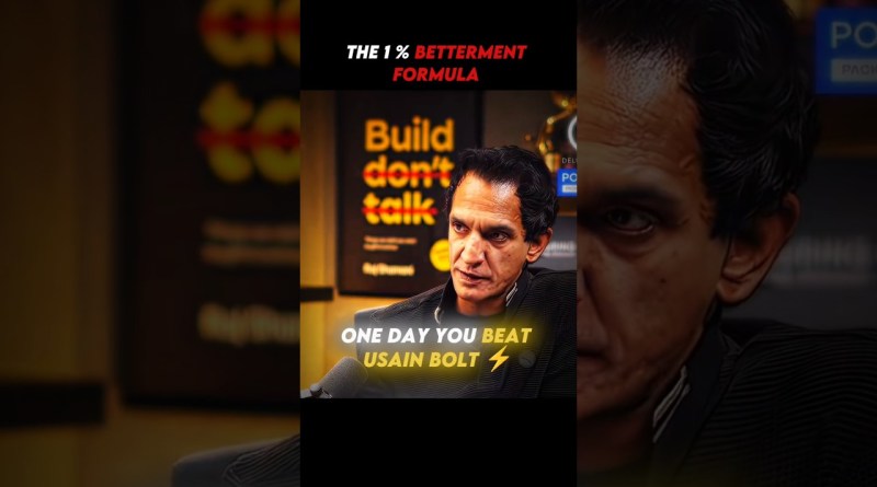 You can beat Usain bolt ⚡ with this formula #motivation #rajshamani #podcast #formula #success #fyp