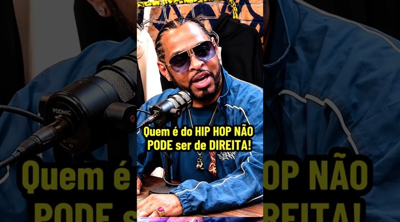 Quem é do HIP HOP NÃO PODE ser de DIREITA – Thaíde Cantor de RAP #musica #hiphop #rapnacional