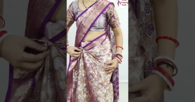How to wear a Tissue Silk saree draping #drape #fashion #sareefashion #sarees